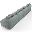 Ver imagem 7 de Sofá 4 Lugares para Sala de Estar Living 308cm Arlo F04 Linho Cinza - Lyam Decor