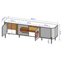 Ver imagem 6 de Rack Sala de Estar Led Juquehy Off White Cinamomo Bechara