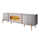 Ver imagem 4 de Rack Sala de Estar Led Juquehy Off White Cinamomo Bechara