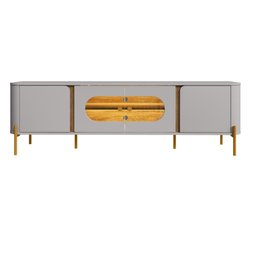 Rack Sala de Estar Led Juquehy Off White Cinamomo Bechara - 1