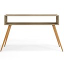 Ver imagem 3 de Aparador para Sala de Estar Pés Palito Mônaco L03 Castanho - Lyam Decor