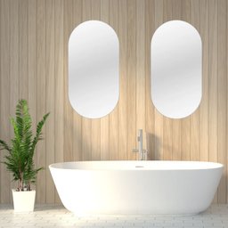 Espelho Decorativo de Parede Dg Oval Demoglass Oval Dg 2290 a 100 X L1,50 X C 60 - 3