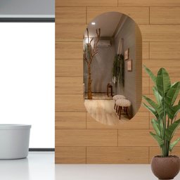 Espelho Decorativo de Parede Dg Oval Demoglass Oval Dg 2290 a 100 X L1,50 X C 60 - 7
