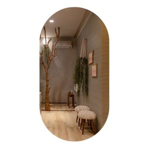 Espelho Decorativo de Parede Dg Oval Demoglass Oval Dg 2290 a 100 X L1,50 X C 60