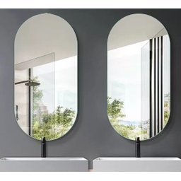 Espelho Decorativo de Parede Dg Oval Demoglass Oval Dg 2290 a 100 X L1,50 X C 60 - 4