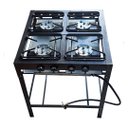 Ver imagem 2 de Fogão Industrial C/ Pé 4 Bocas 4 Queimadores de Alta Pressão