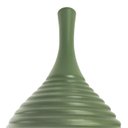 Ver imagem 2 de Vaso Garrafa Baixa Groove Fosco Decorativo 28x16cm
