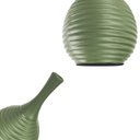 Ver imagem 3 de Vaso Garrafa Baixa Groove Fosco Decorativo 28x16cm