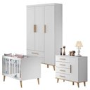 Ver imagem 1 de Quarto de Bebê Ludmila Branco Bétula - Carolina