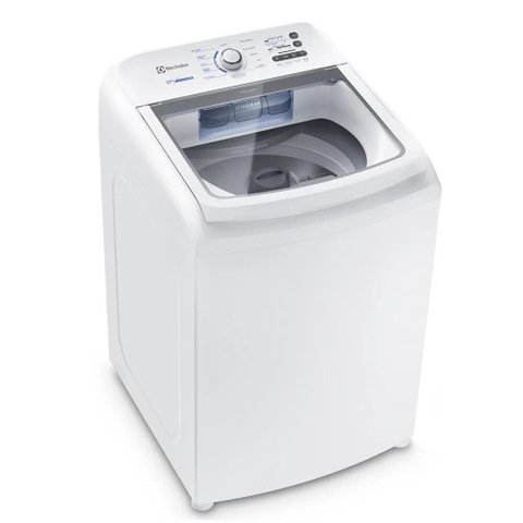 Máquina de Lavar Electrolux 17Kg Branca Essential Care com Cesto Inox LED17 - 220V