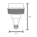 Ver imagem 2 de Lâmpada Led Taschibra Tkl 1350 High Led 250w E40 Bivolt
