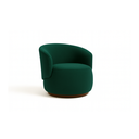 Ver imagem 1 de Poltrona Decorativa Sala Estar Orgânica Beatriz Boucle Verde - Montanaris Decor