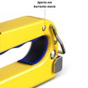 Ver imagem 6 de Grampeador Manual Profissional Tapeceiro Madeira Pressão + 4000 Grampos 14mm