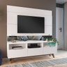Rack Painel Estante 1,60m para TV 50 '' Dance Home06 Estilare Branco - 1
