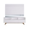 Rack Painel Estante 1,60m para TV 50 '' Dance Home06 Estilare Branco - 3