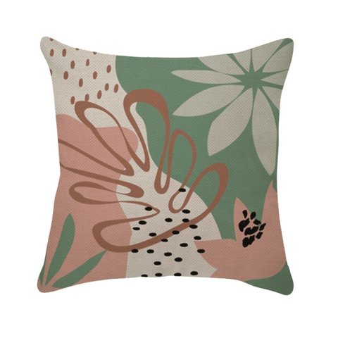 Capa de Almofada Folhagem Rosa 43x43cm