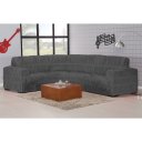 Ver imagem 1 de Capa para Sofá de Canto 5 e 6 Lugares - Cinza