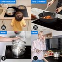 Ver imagem 6 de Amzchef Cooktop Elétrico 30'' Indução com 4 Bocas Boost, Controle Touch
