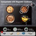 Ver imagem 3 de Amzchef Cooktop Elétrico 30'' Indução com 4 Bocas Boost, Controle Touch