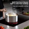 Amzchef Cooktop Elétrico 30'' Indução com 4 Bocas Boost, Controle Touch - 8