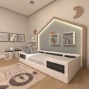 Ver imagem 2 de Cama Infantil Montessoriana Solteiro Lua