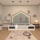 Ver imagem 3 de Cama Infantil Montessoriana Solteiro Lua