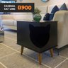 Casinha Cat Line Pet Gato Premium MDF Pés Palito Preto - Desk Design - 2