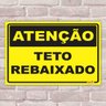 Placa Decorativa Sinalização Teto Rebaixado-30X45Cm - 1