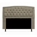 Ver imagem 2 de Kit Cabeceira Geovana + Calçadeira Baú Veneza Casal 140cm Suede - Renascer Decor:Bege