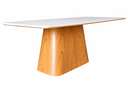 Ver imagem 1 de Mesa de Jantar 220cm x 105cm com Vidro Off White