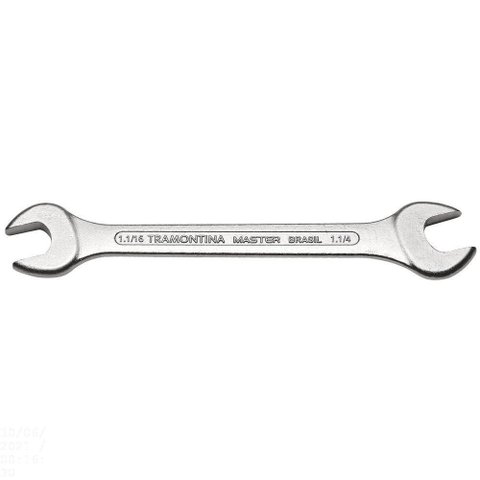 Chave Fixa 1.1/16x1.1/4" Tramontina com Corpo em Aço Especial Cromado Tramontina