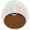 Ver imagem 2 de Arandela Retrô Bola Lavabo Banheiro Sacada Branco/Cobre