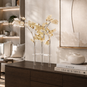 Ver imagem 4 de Vaso Triplo Decorativo com Tubos de Ensaio em Vidro e Suporte Acrílico para Flores e Decoração