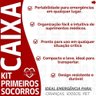 Maleta Kit Emergência Primeiros Socorros Caixa Sobrevivência Maleta Médica Portátil Casa Viagens - 9