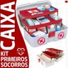 Maleta Kit Emergência Primeiros Socorros Caixa Sobrevivência Maleta Médica Portátil Casa Viagens - 3