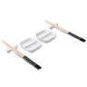 Kit Sushi 2 Pessoas 6 Pçs Hashi Japonês Madeira Molheiras Cerâmica e Apoios de Hashi Nankin Haus - 4
