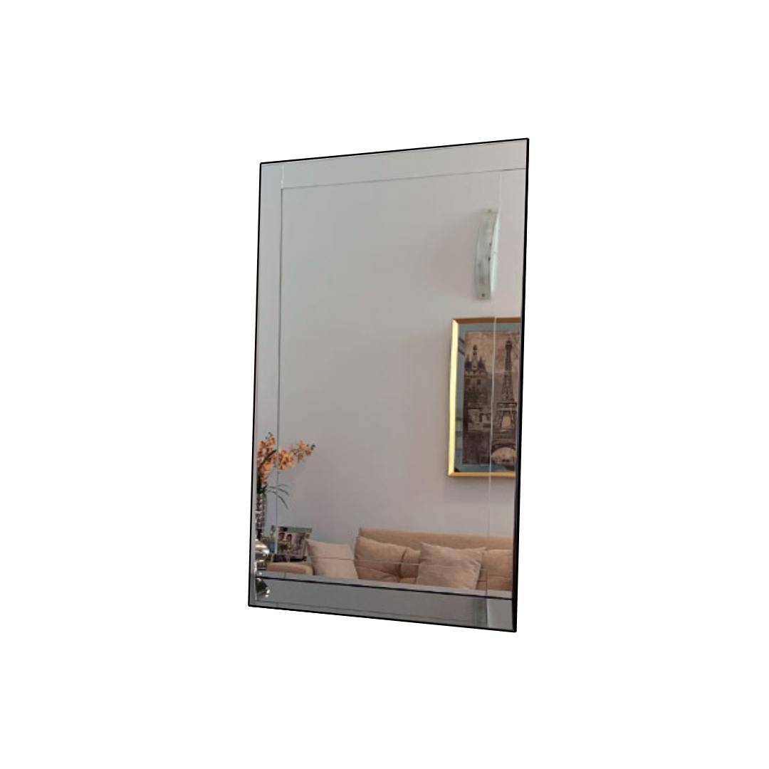 Espelho Decorativo de Parede Slim Clean Demoglass C120 X A80 X L 2