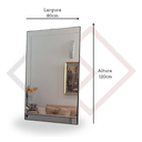 Ver imagem 6 de Espelho Decorativo de Parede Slim Clean Demoglass C120 X A80 X L 1,50