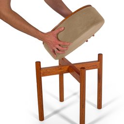 Puff Flex Vira Mesa de Centro Estofado Redondo em Madeira Maciça Liz Bege – Straub Web - 3 Puff Flex Vira Mesa de Centro Estofado Redondo em Madeira Maciça Liz Bege – Straub Web - 3