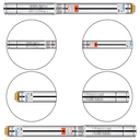 Ver imagem 5 de Motobomba Submersível Centrífuga para Água 4" Dongyin 4sdm 5/11 2,0 Hp Monofásica 220v