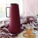 Ver imagem 2 de Bule Térmico Tramontina 1l Garrafa Térmica Vermelha Café Chá Água Exata Ampola de Vidro