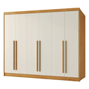 Ver imagem 1 de Guarda Roupas Casal 6 Portas 4 Gavetas 100% Mdf Chipre