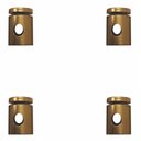 Ver imagem 1 de Kit-4 Desviador de Cabo Para Lustres e Pendentes e Luminária MD-6005/4 - Ouro Velho