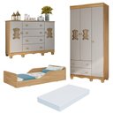 Ver imagem 1 de Quarto Infantil Completo com Minicama Montessoriana e Colchão Incluso Ternura Multimóveis MP4826
