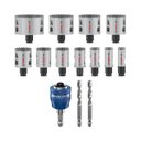 Ver imagem 1 de Jogo de Serra Copo Bimetal 19mm a 76mm com 14 Peças Power Change Plus 2608594434 Bosch