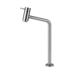 Torneira Bica Alta Cuba Link para Banheiro Toda em Inox – Monocomando 1/2"