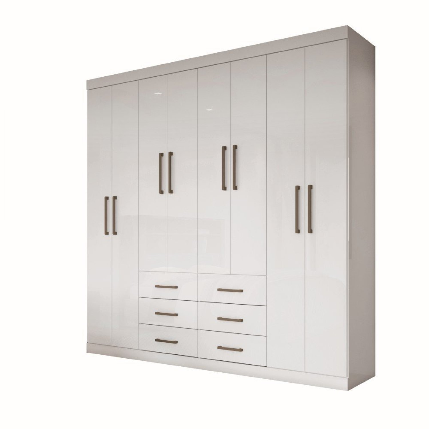 Guarda Roupa Casal 8 Portas 6 Gavetas 212cm Liverpool  - 2