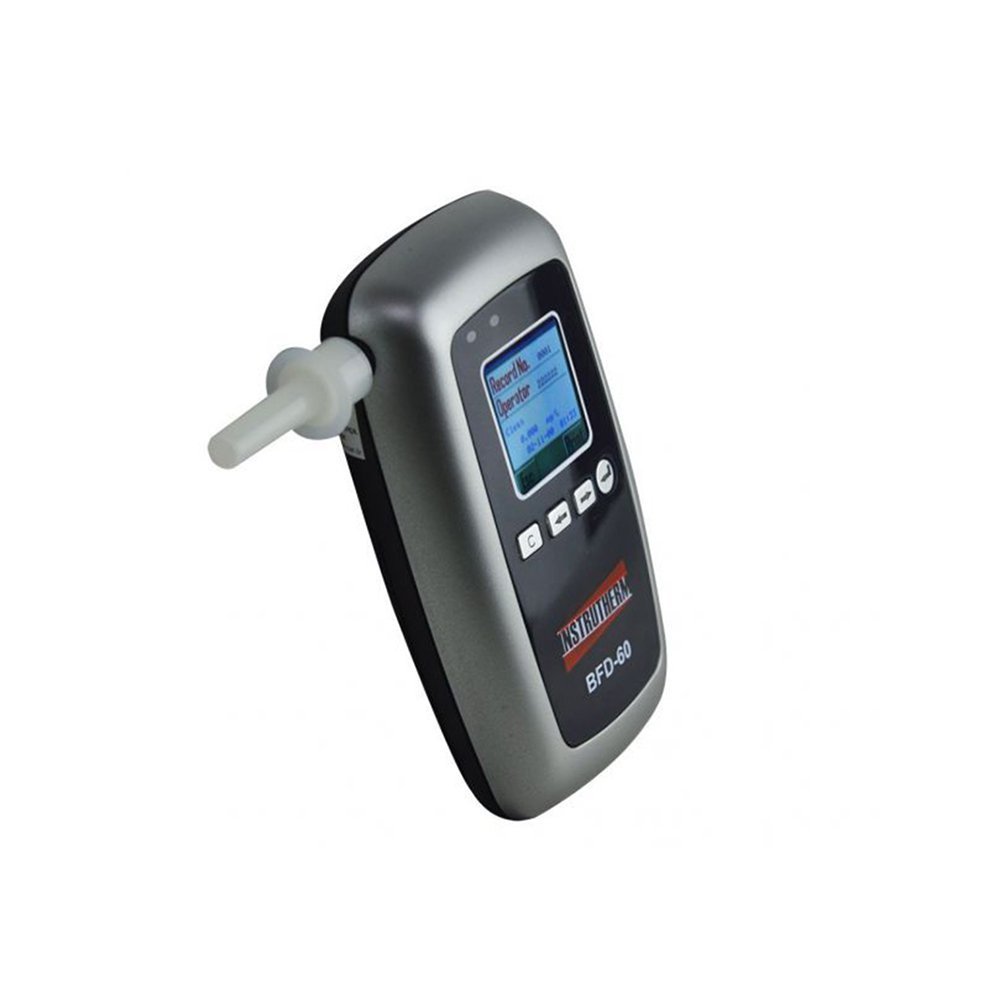 Bafômetro Digital Etilômetro Alarme Bluetooth Saída Usb Bocais Bfd-60 Portátil Maleta Com Certificad - 3