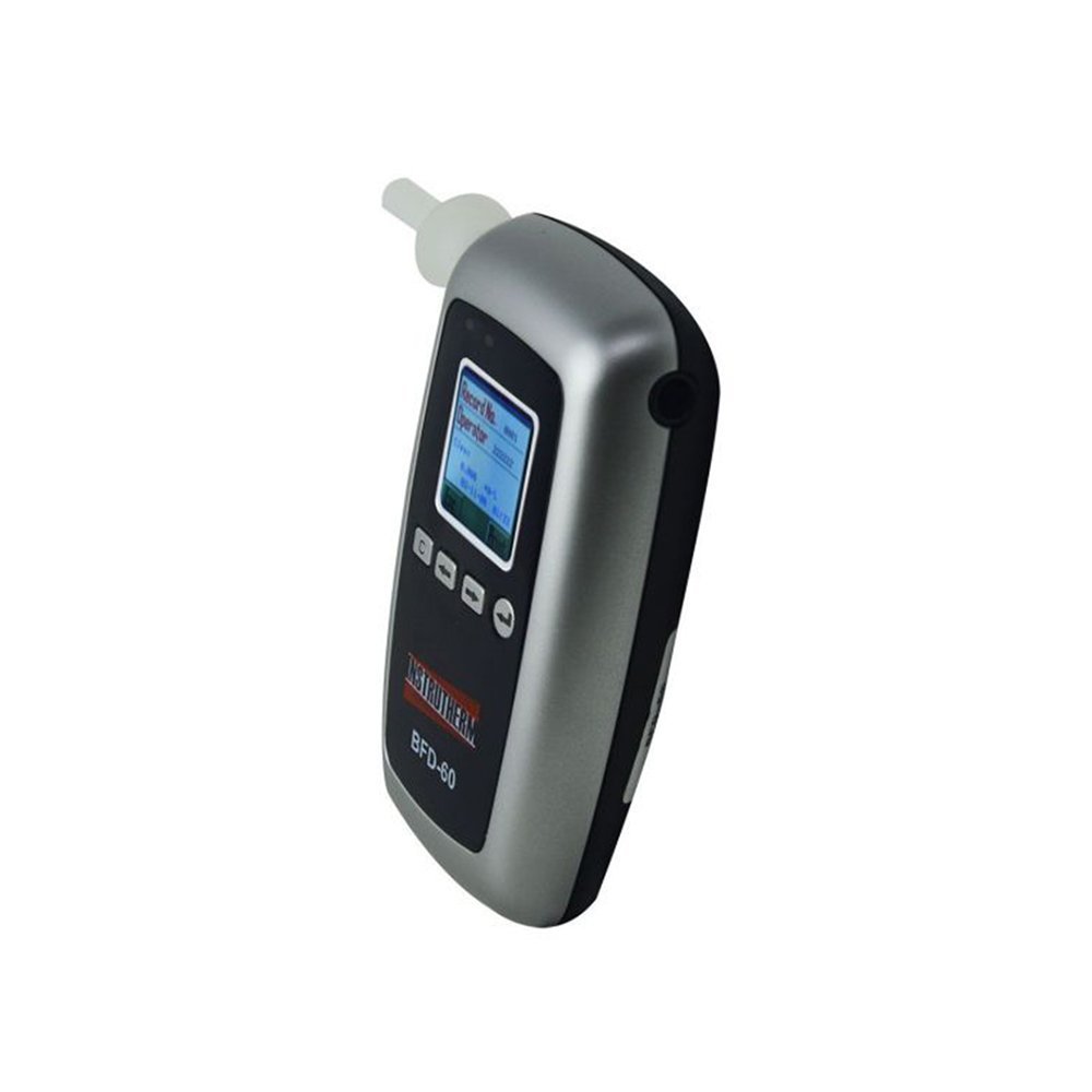 Bafômetro Digital Etilômetro Alarme Bluetooth Saída Usb Bocais Bfd-60 Portátil Maleta Com Certificad - 2