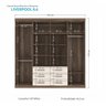 Guarda Roupa Casal 8 Portas 6 Gavetas 212cm Liverpool Santos Andirá - 4